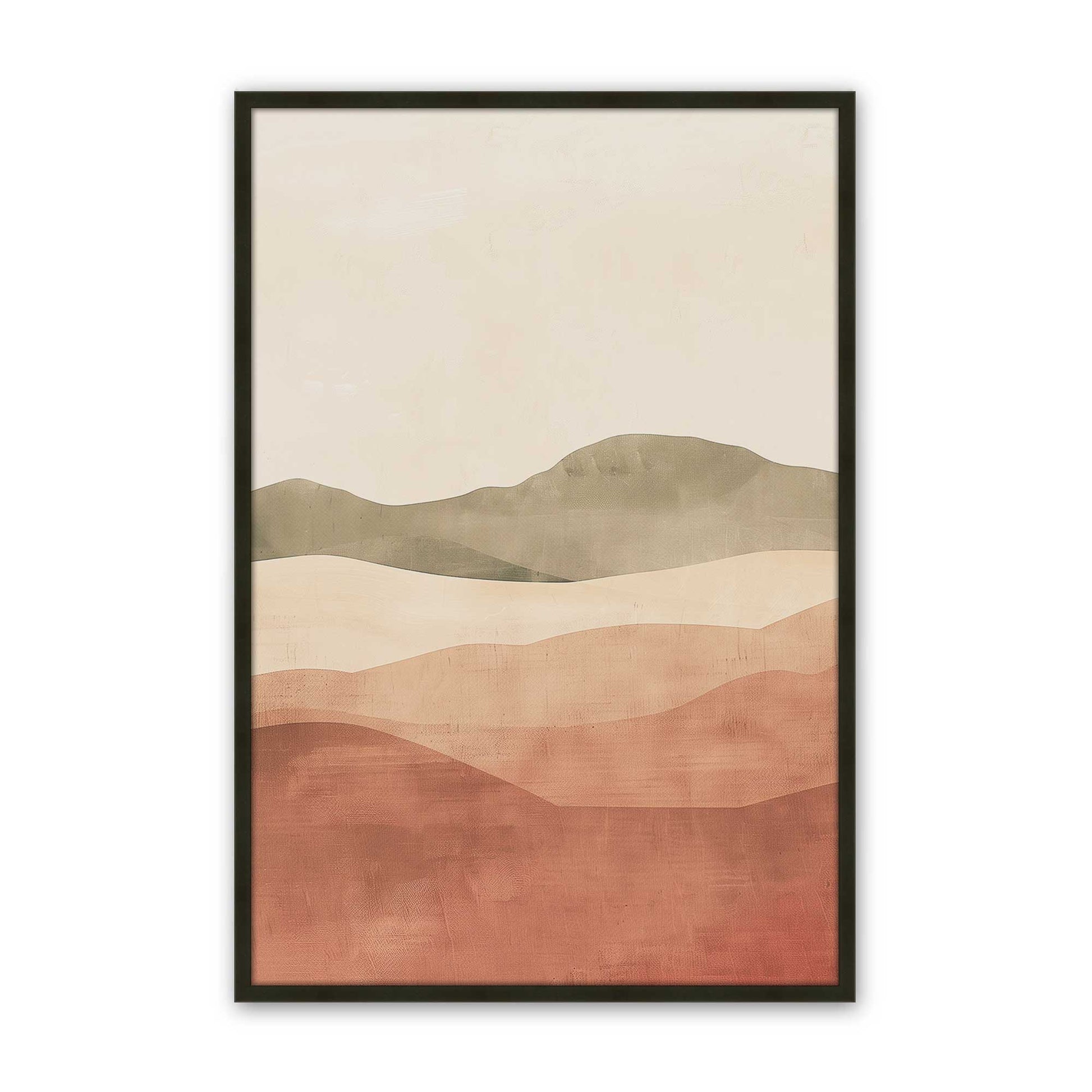 [Color:Satin Black], Picture of art in a Satin Black frame