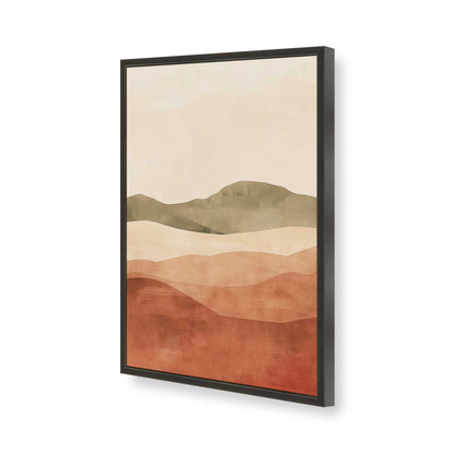 [Color:Satin Black], Picture of art in a Satin Black frame of the corner