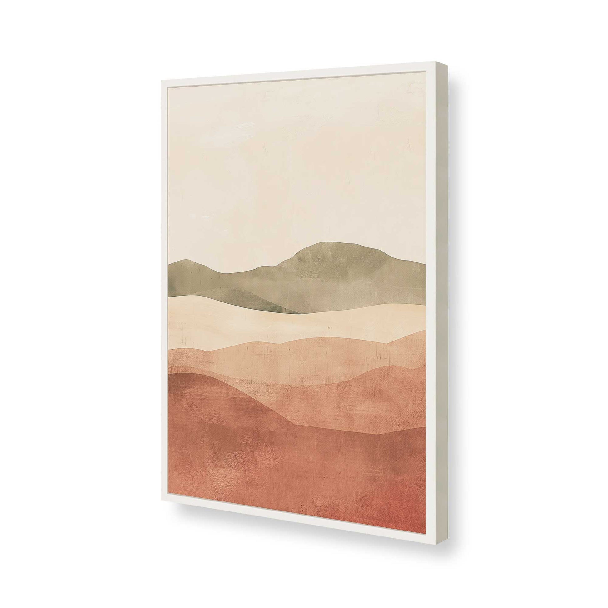 [Color:Opaque White], Picture of art in a Opaque White frame of the corner