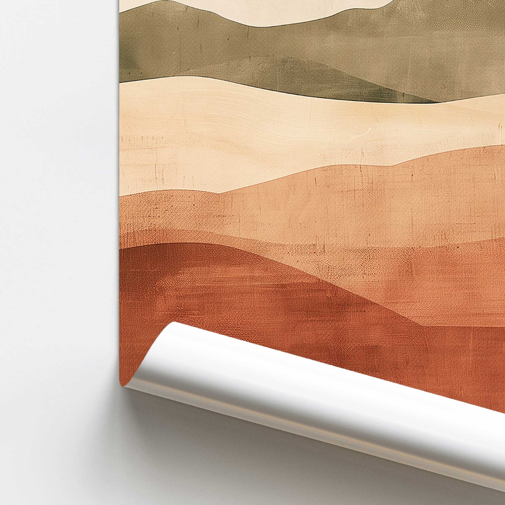 [color:Rolled Print], Picture of close up of art