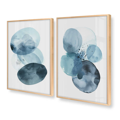 [Color:Raw Maple], Picture of art in a Raw Maple frame at an angle
