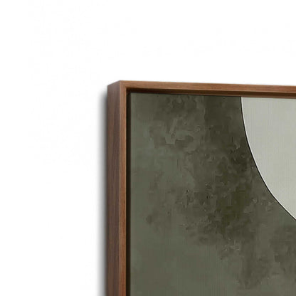 [Color:Walnut], Picture of art in a Walnut frame at an angle