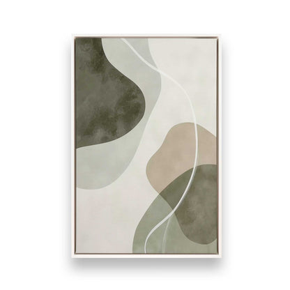 [Color:Opaque White], Picture of art in a White frame