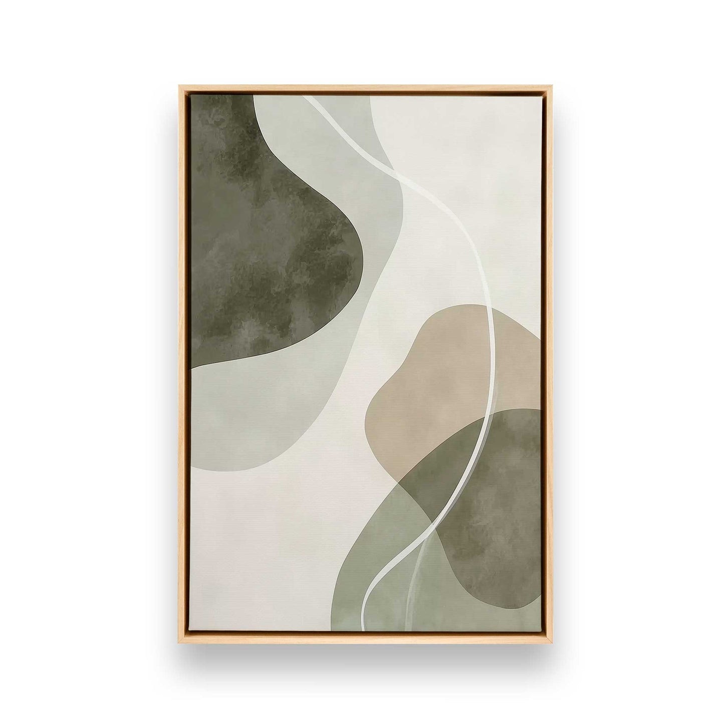 [Color:American Maple], Picture of art in a American Maple frame