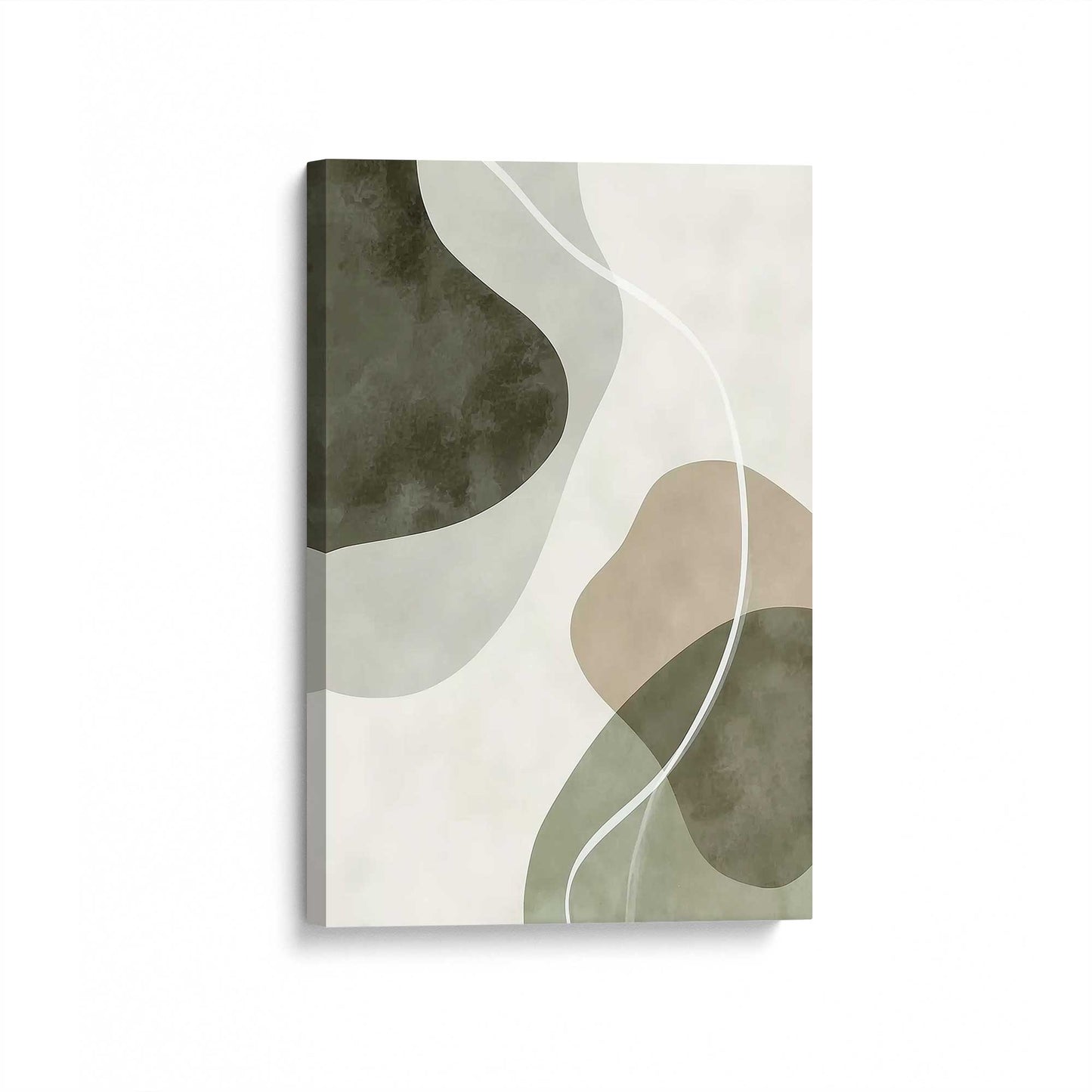 [Color:Stretched Canvas], Picture of art at an angle