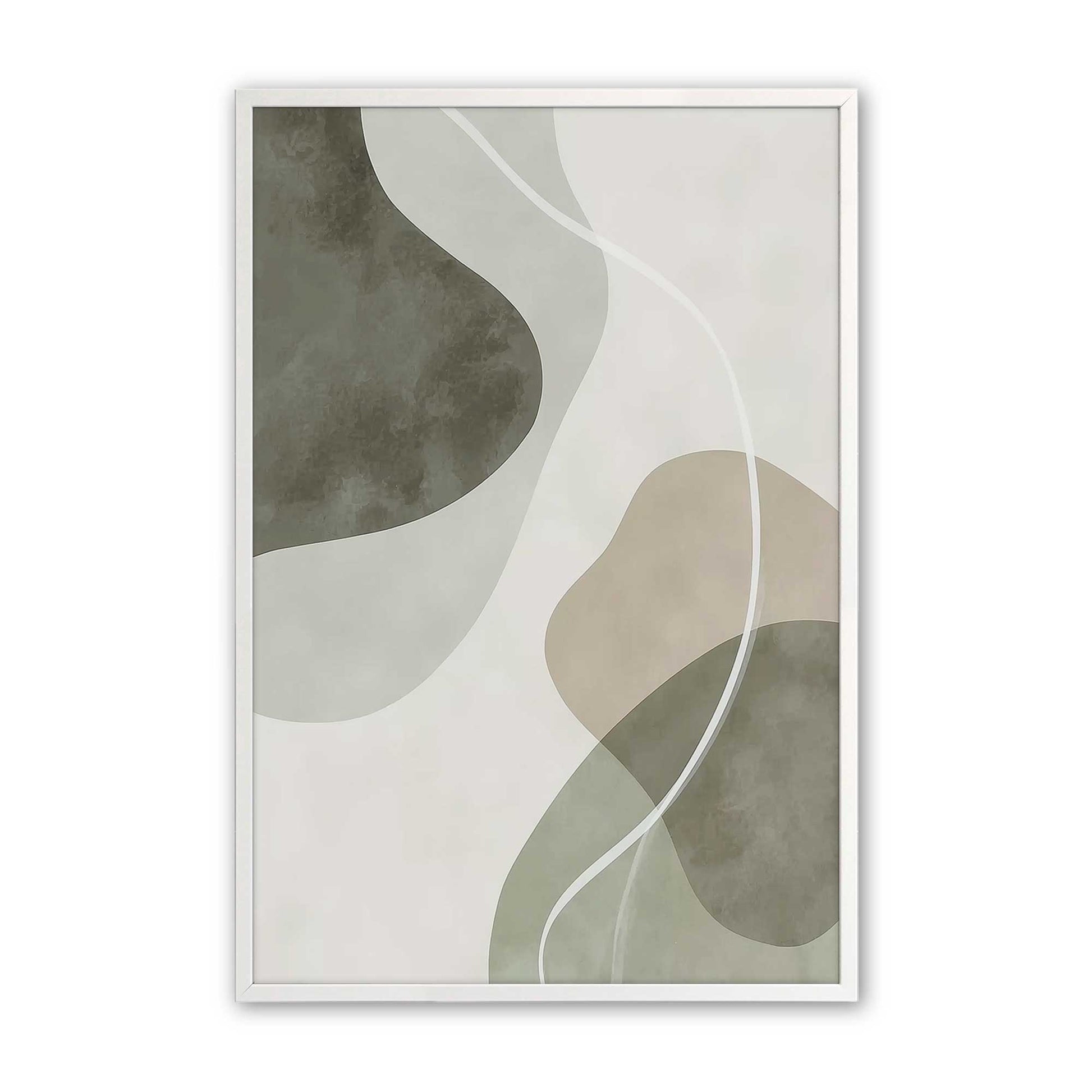 [Color:Opaque White], Picture of art in a Opaque White frame