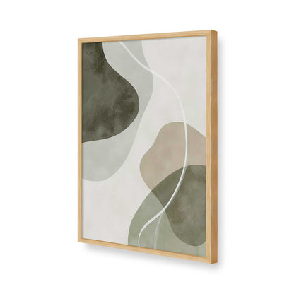 [Color:American Maple], Picture of art in a American Maple frame of the corner