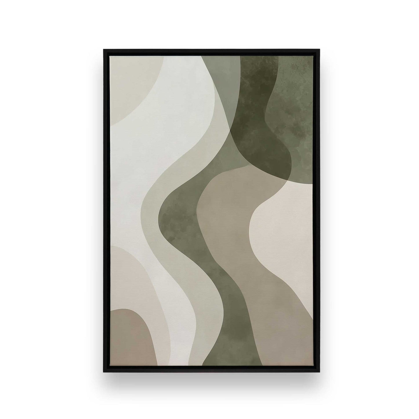 [Color:Satin Black], Picture of art in a Satin Black frame