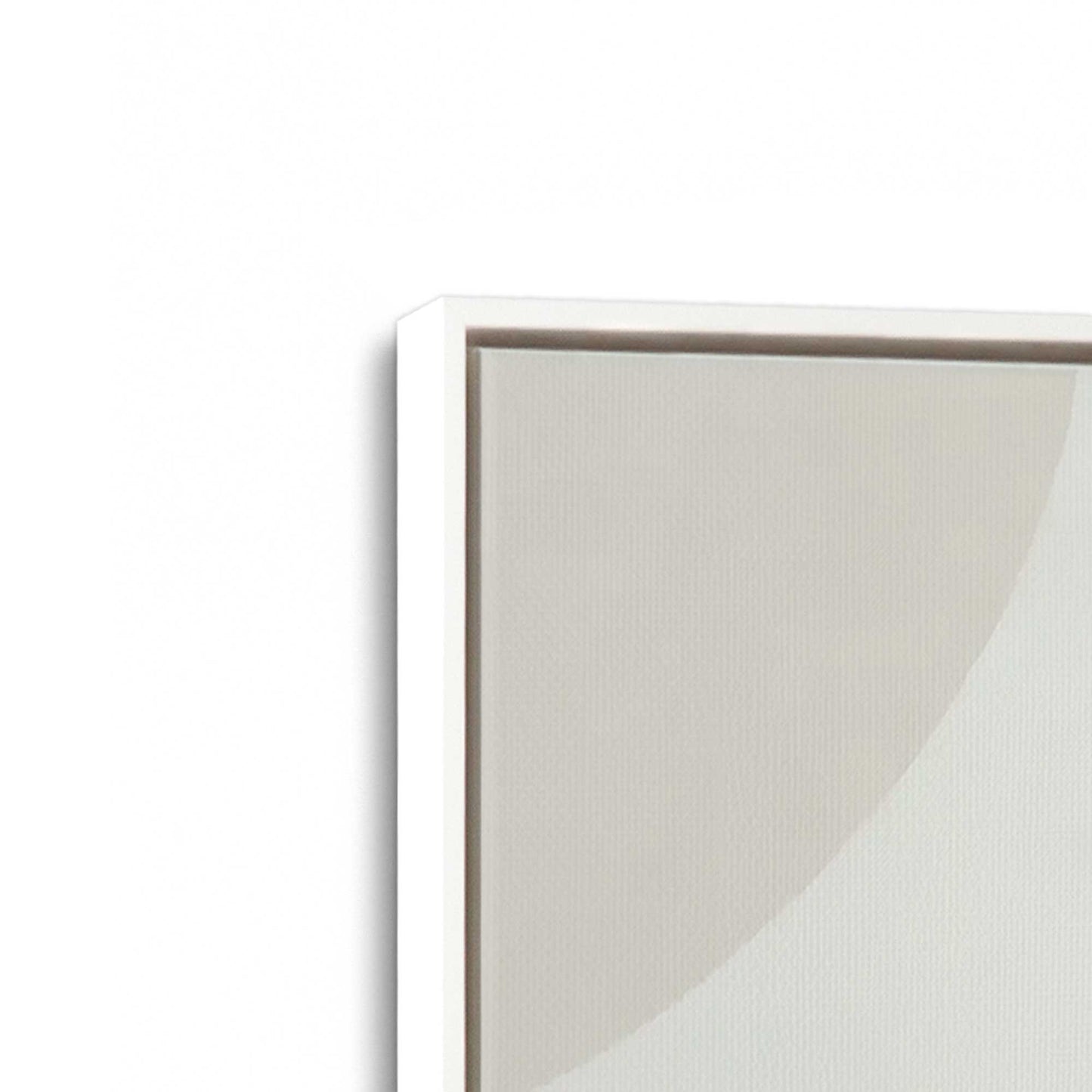 [Color:Opaque White], Picture of art in a White frame at an angle