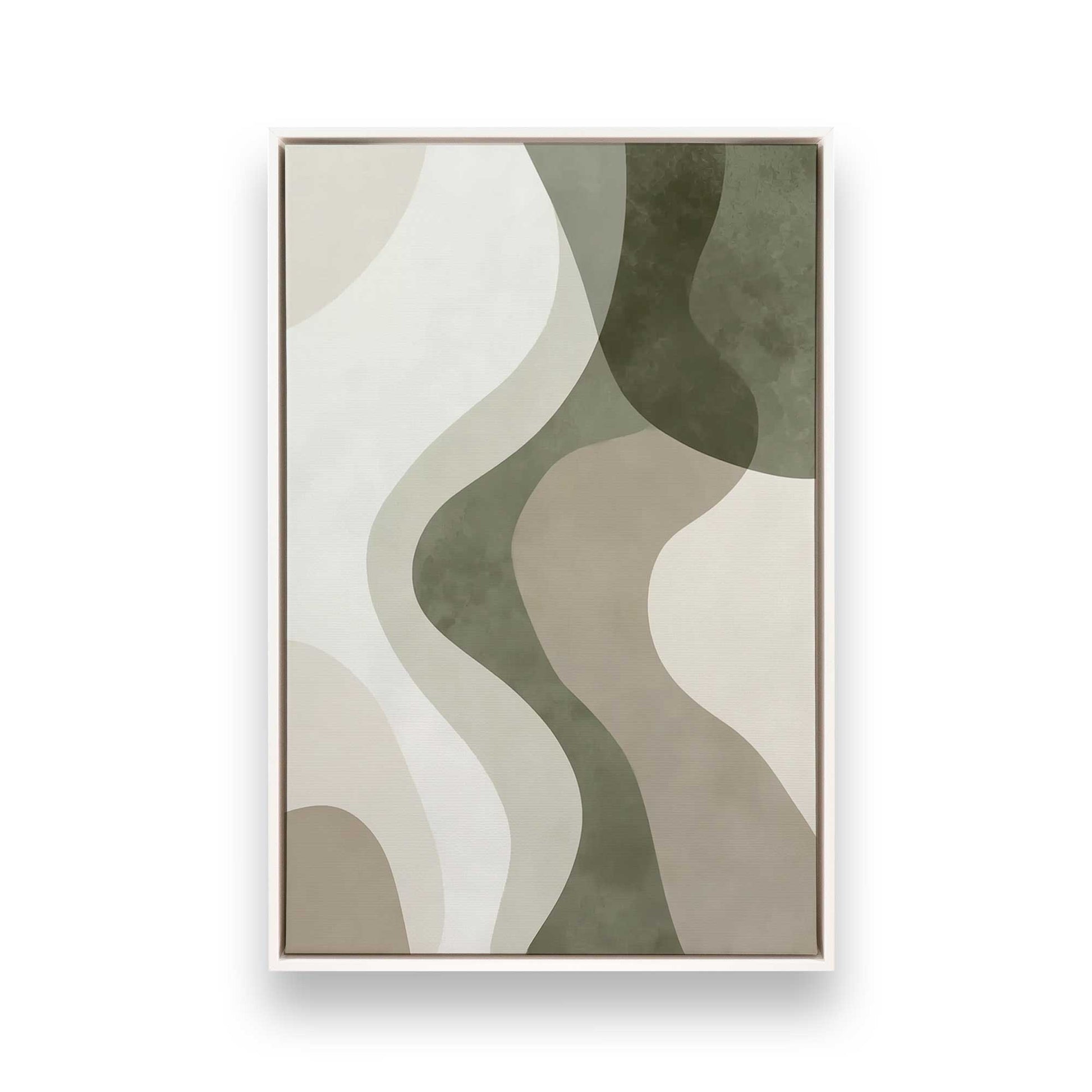 [Color:Opaque White], Picture of art in a White frame