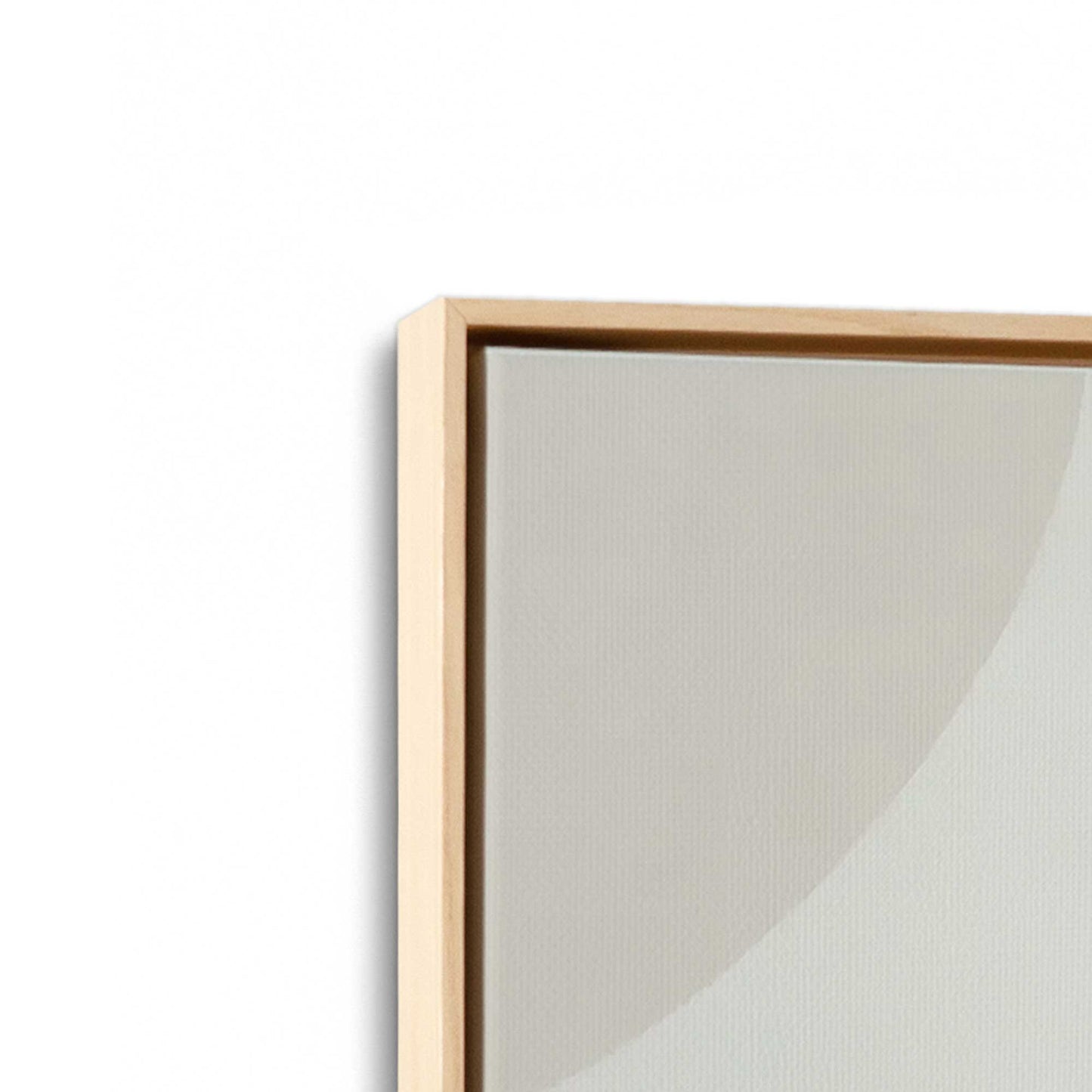 [Color:American Maple], Picture of art in a American Maple frame at an angle