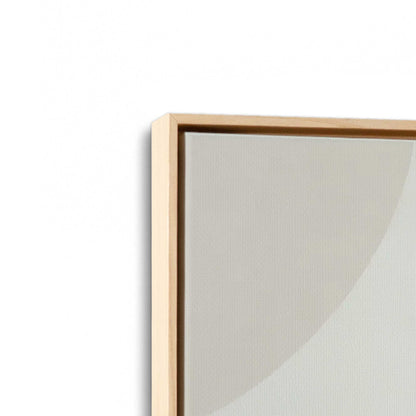 [Color:American Maple], Picture of art in a American Maple frame at an angle