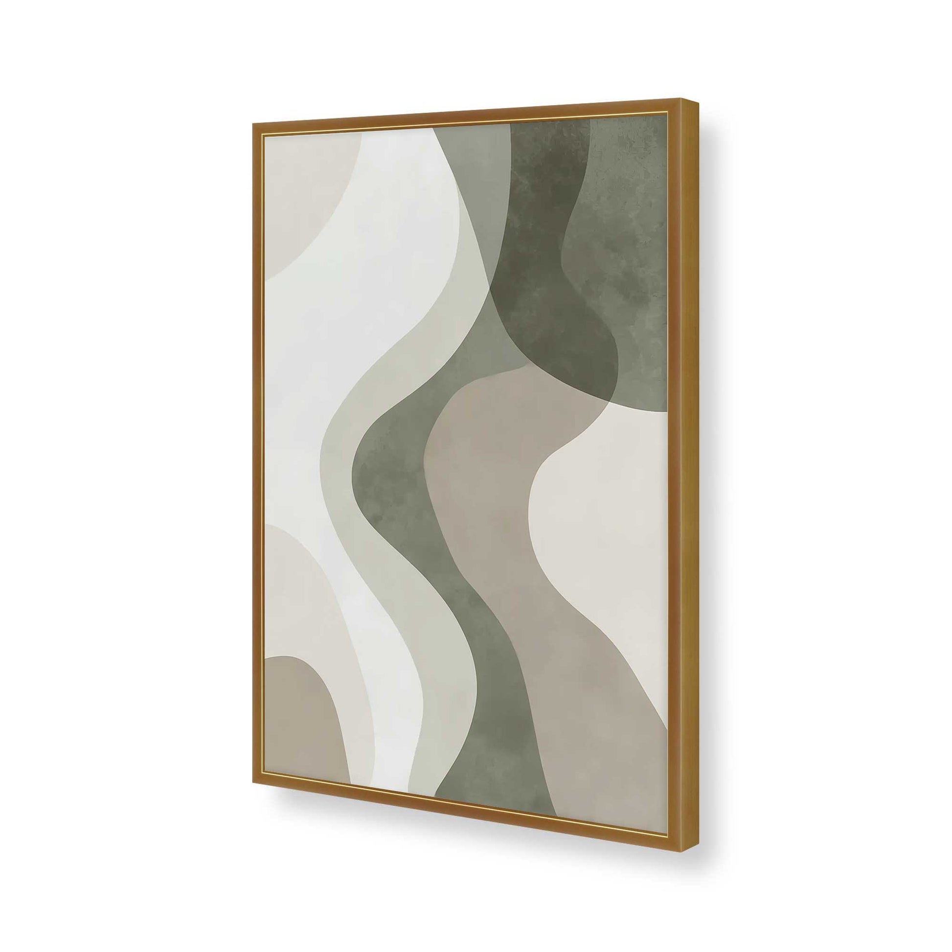 [Color:Polished Gold], Picture of art in a Polished Gold frame of the corner
