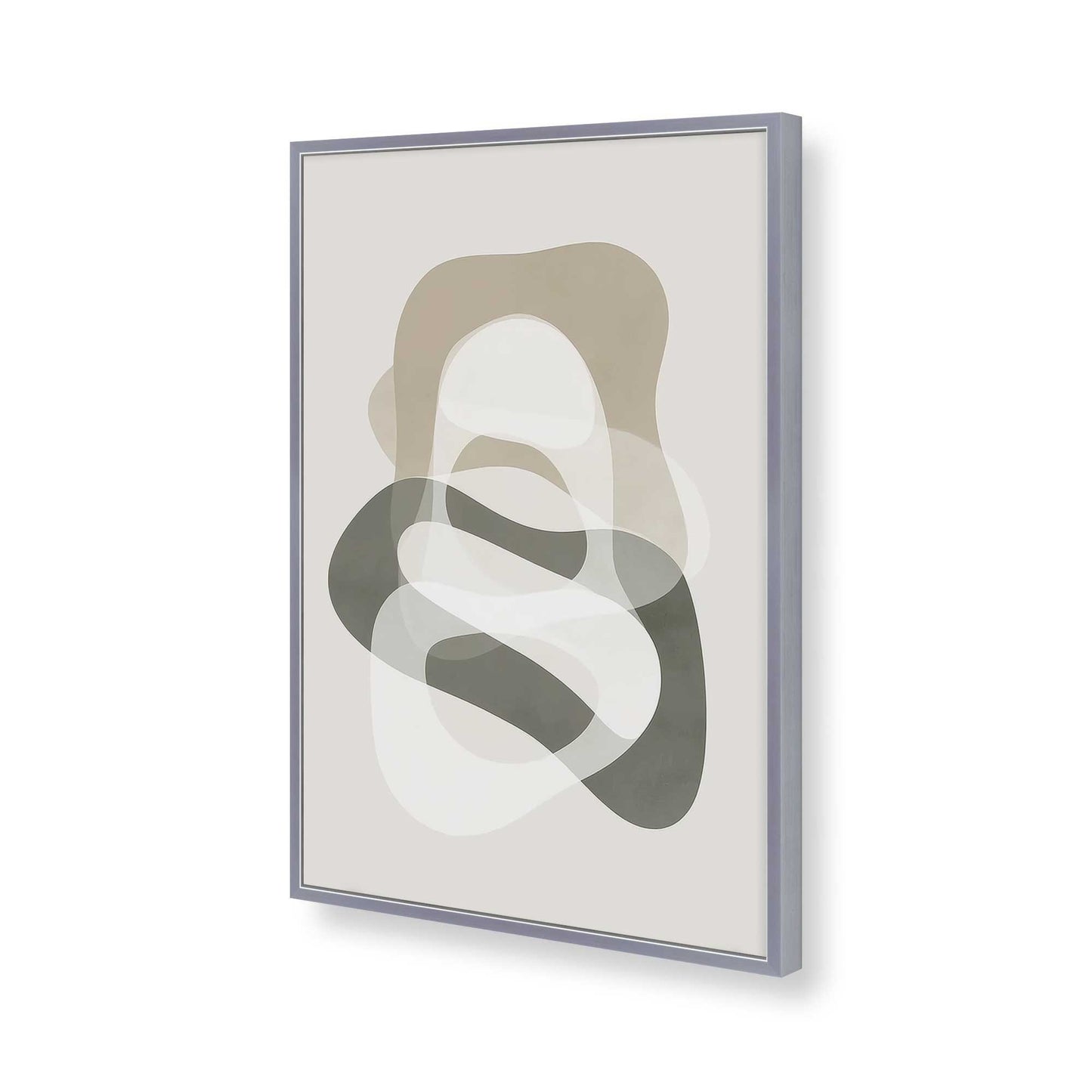 [Color:Polished Chrome], Picture of art in a Polished Chrome frame of the corner