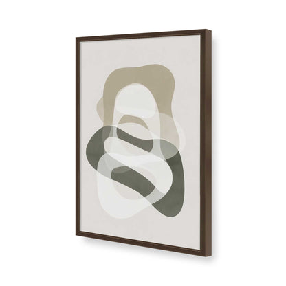[Color:Brown], Picture of art in a Brown frame of the corner