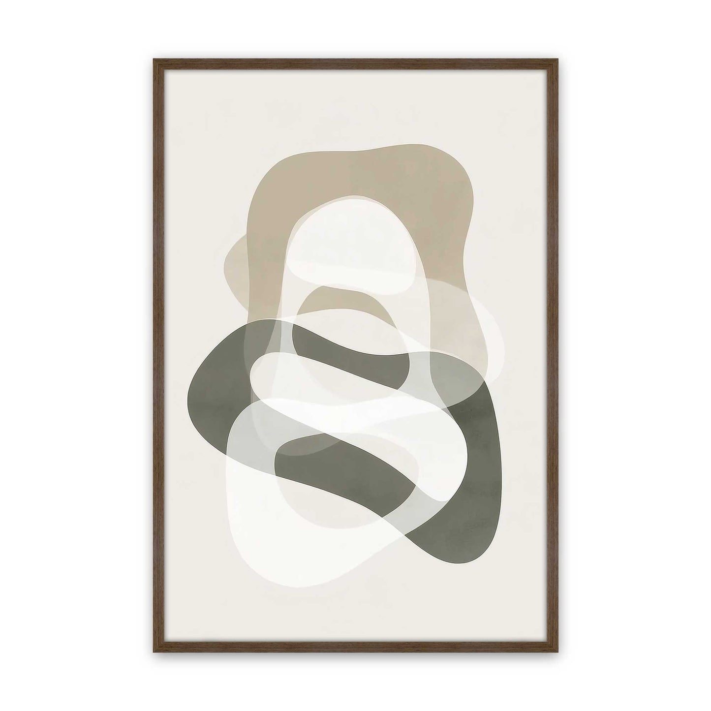 [Color:Walnut], Picture of art in a Walnut frame