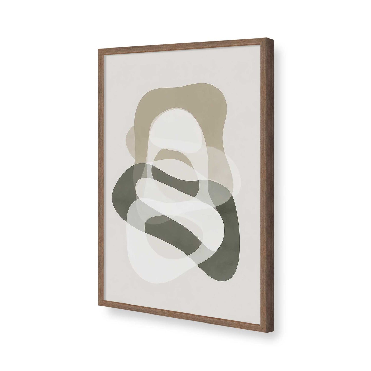 [Color:Walnut], Picture of art in a Walnut frame of the corner