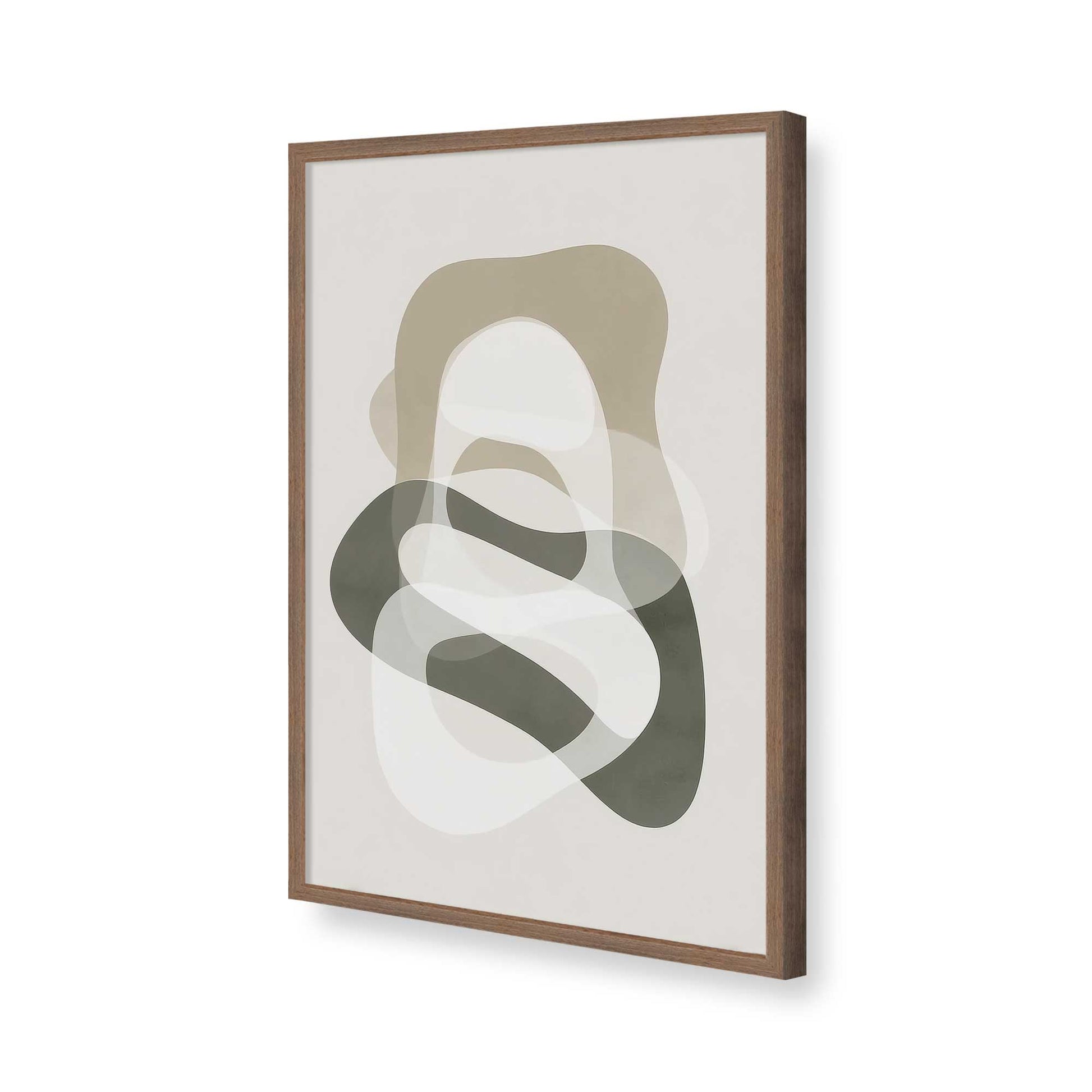 [Color:Walnut], Picture of art in a Walnut frame of the corner