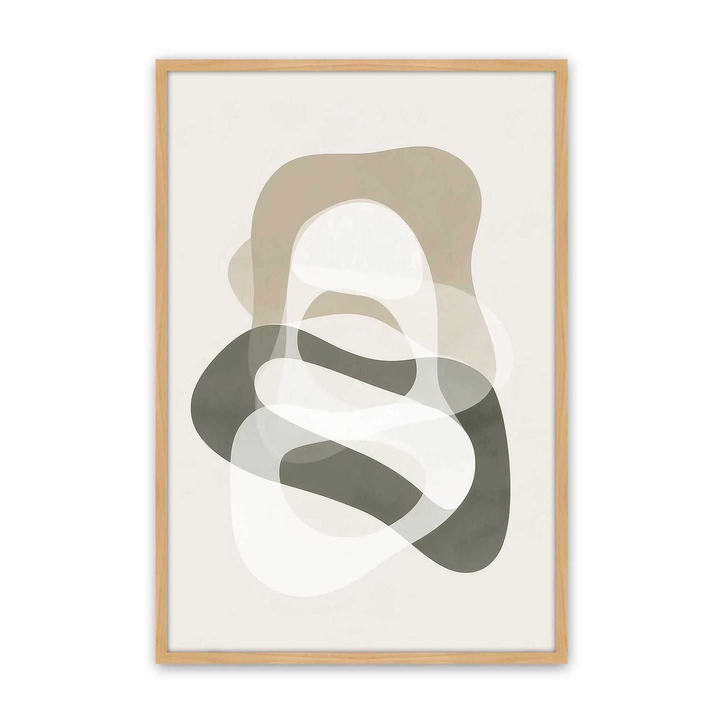 [Color:American Maple], Picture of art in a American Maple frame
