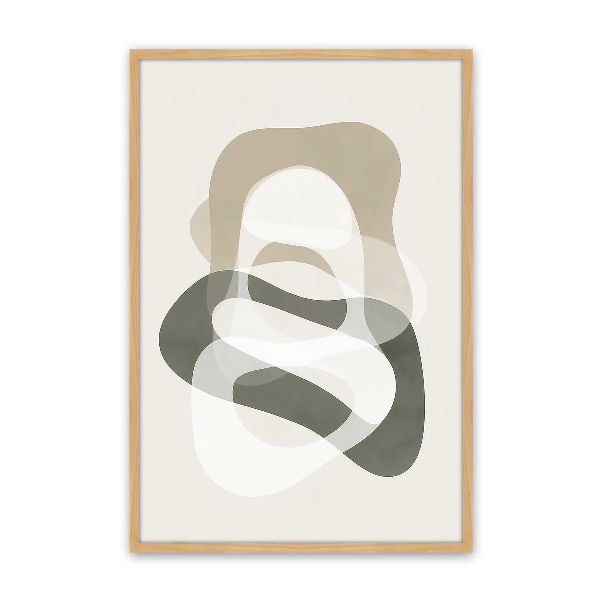 [Color:American Maple], Picture of art in a American Maple frame