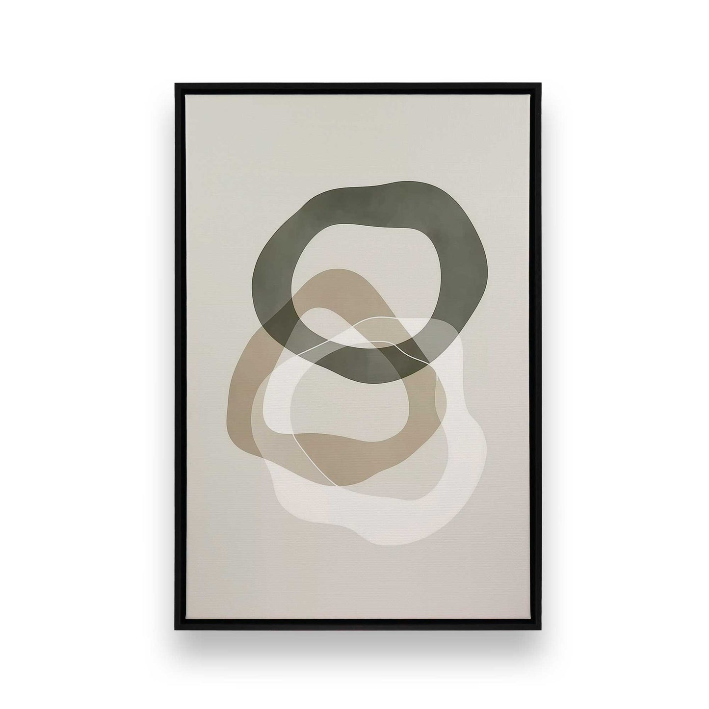 [Color:Satin Black], Picture of art in a Satin Black frame