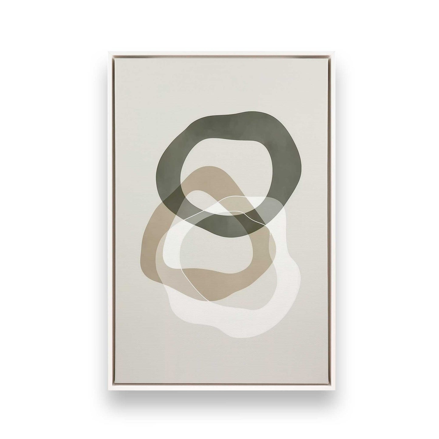 [Color:Opaque White], Picture of art in a White frame