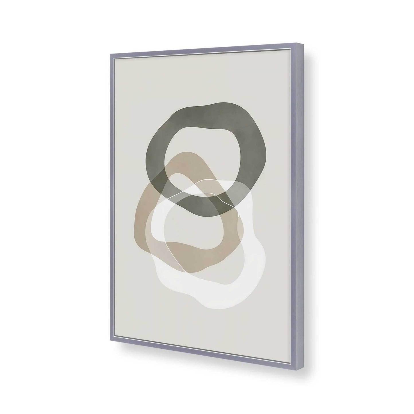 [Color:Polished Chrome], Picture of art in a Polished Chrome frame of the corner