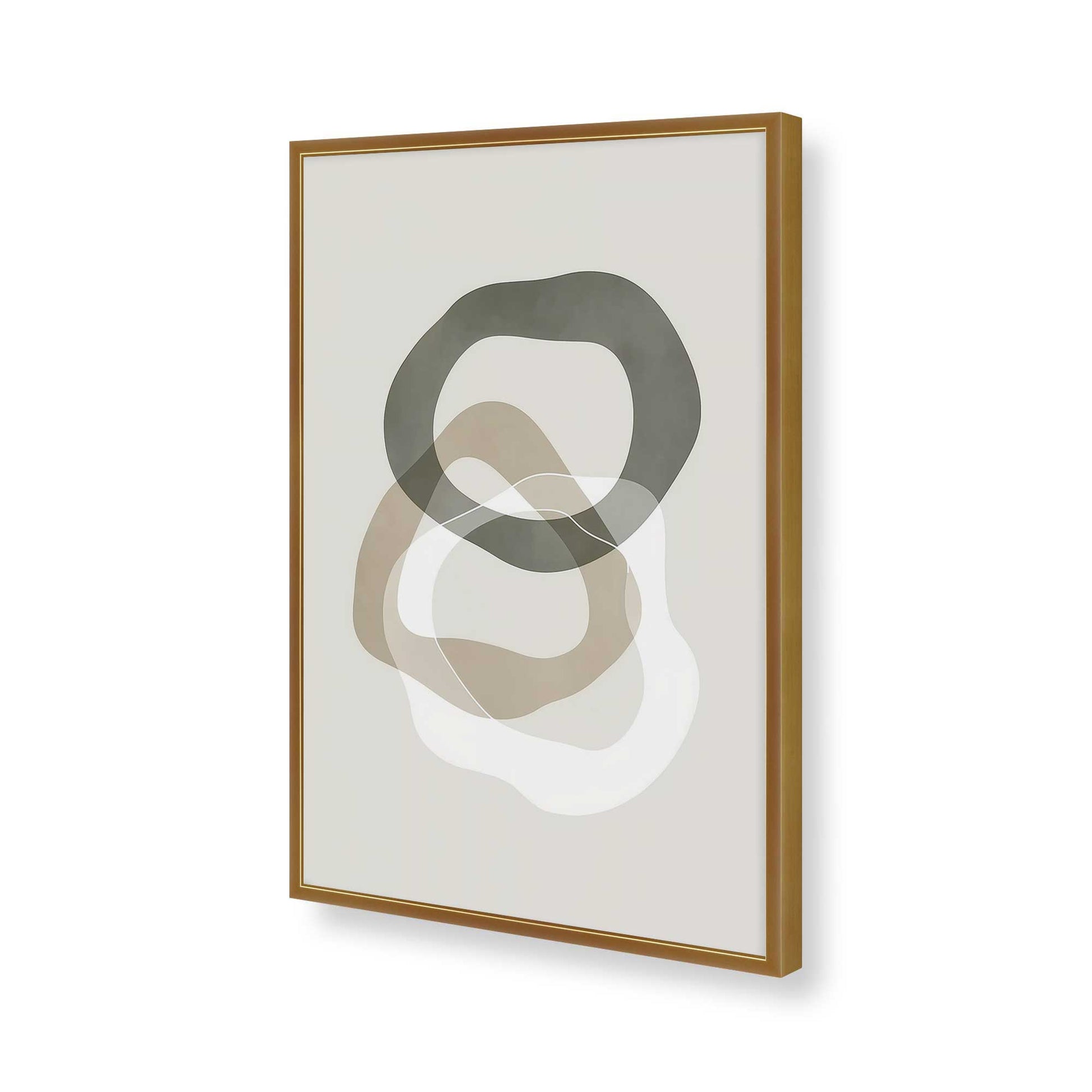 [Color:Polished Gold], Picture of art in a Polished Gold frame of the corner