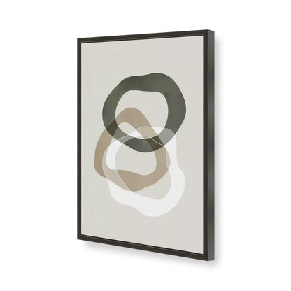 [Color:Satin Black], Picture of art in a Satin Black frame of the corner