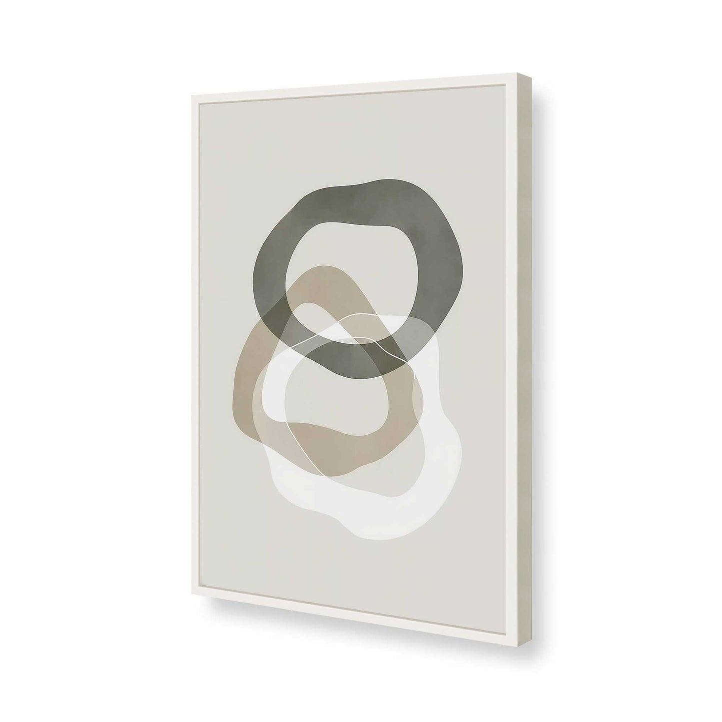 [Color:Opaque White], Picture of art in a Opaque White frame of the corner