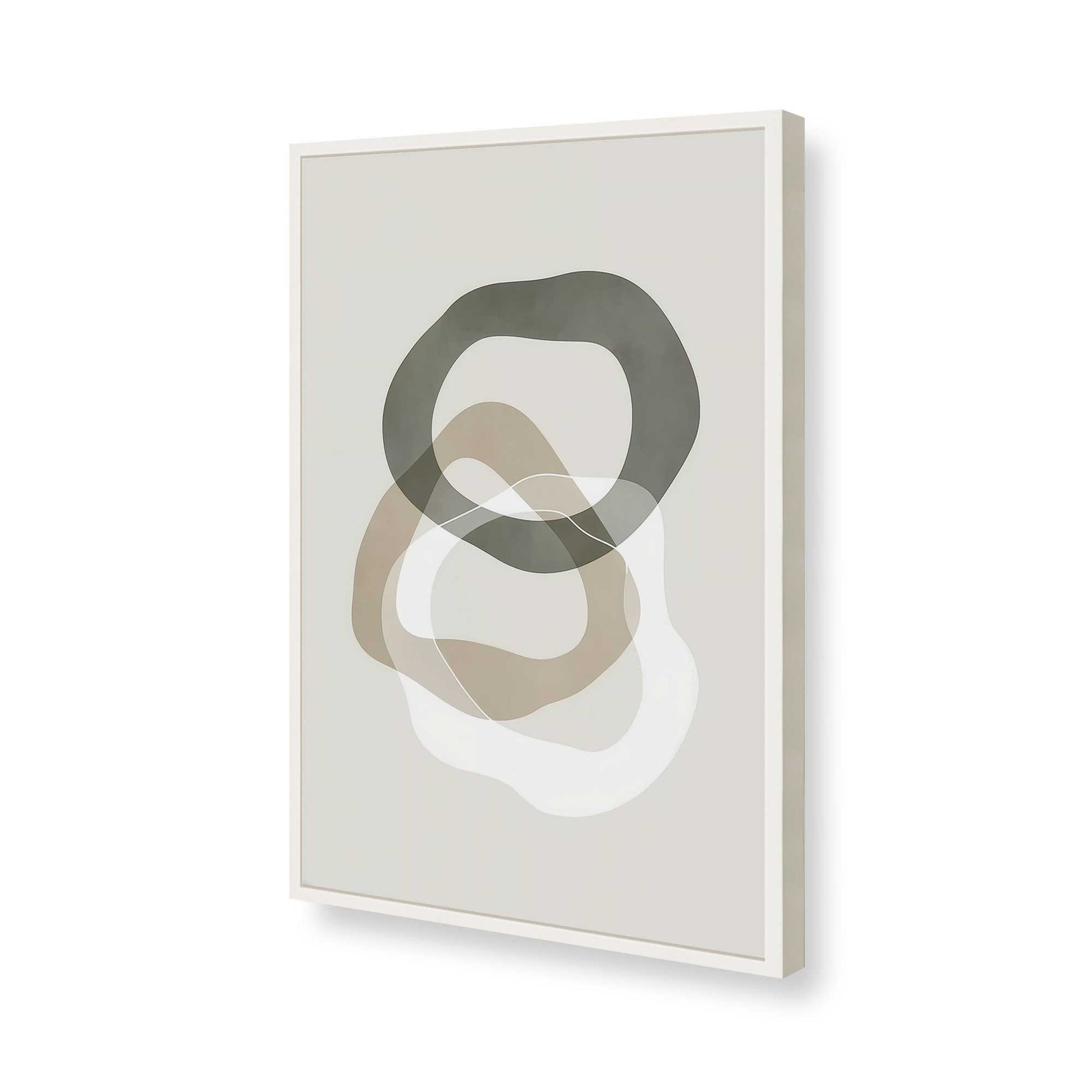 [Color:Opaque White], Picture of art in a Opaque White frame of the corner