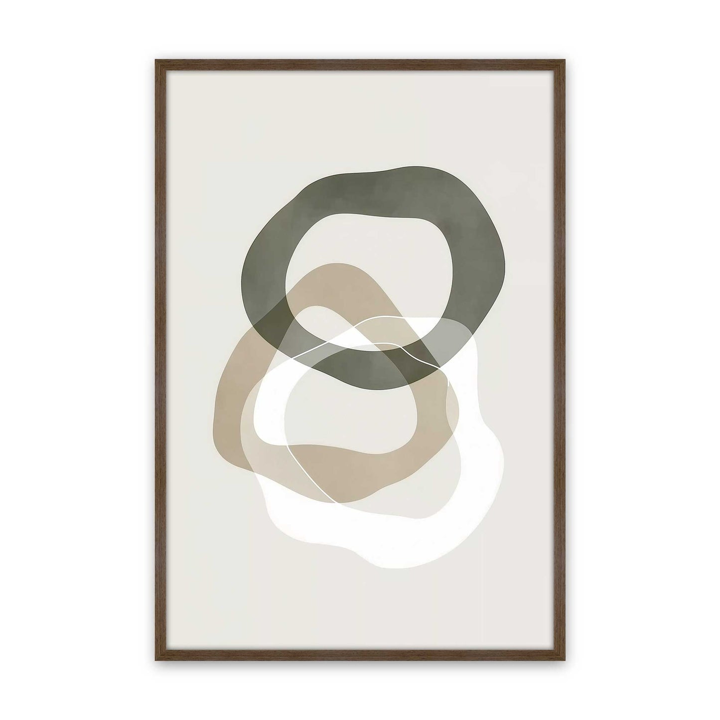 [Color:Walnut], Picture of art in a Walnut frame