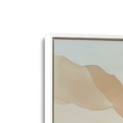 [Color:Opaque White], Picture of art in a White frame at an angle