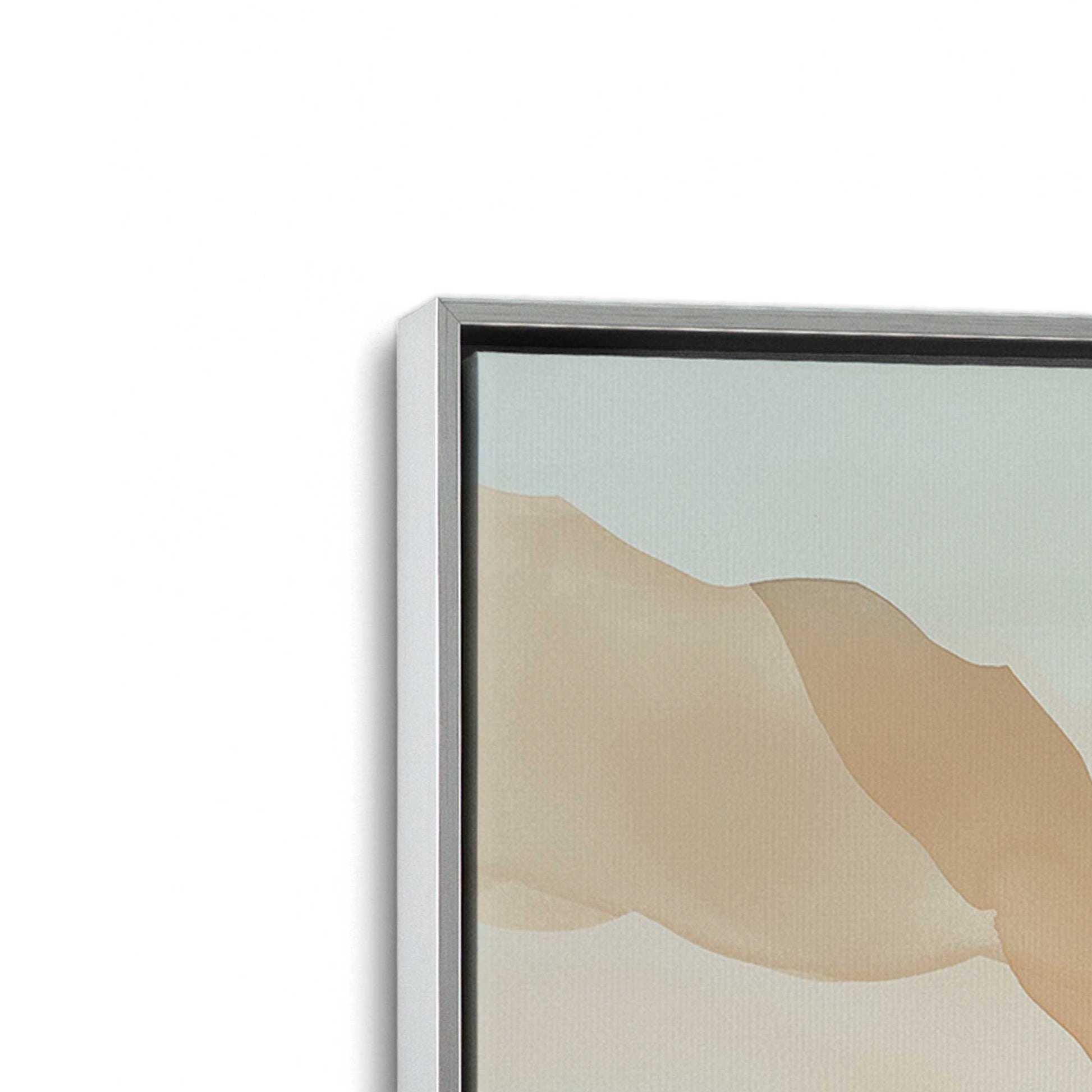 [Color:Polished Chrome], Picture of art in a Polished Chrome frame at an angle