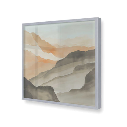 [Color:Polished Chrome], Picture of art in a Polished Chrome frame at an angle