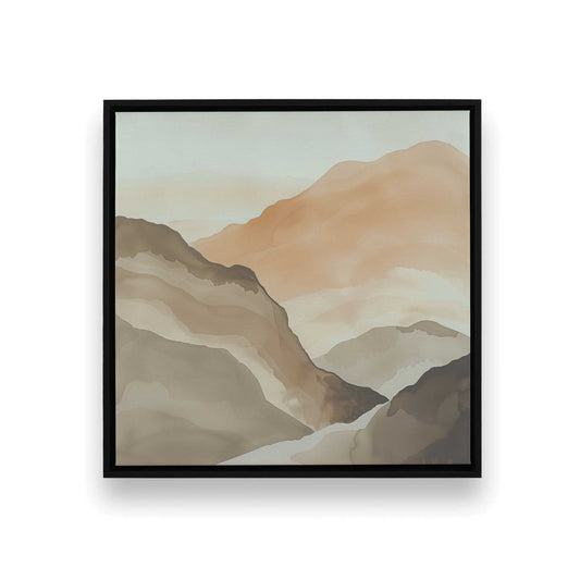 [Color:Satin Black], Picture of art in a Satin Black frame