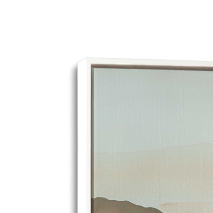 [Color:Opaque White], Picture of art in a White frame at an angle