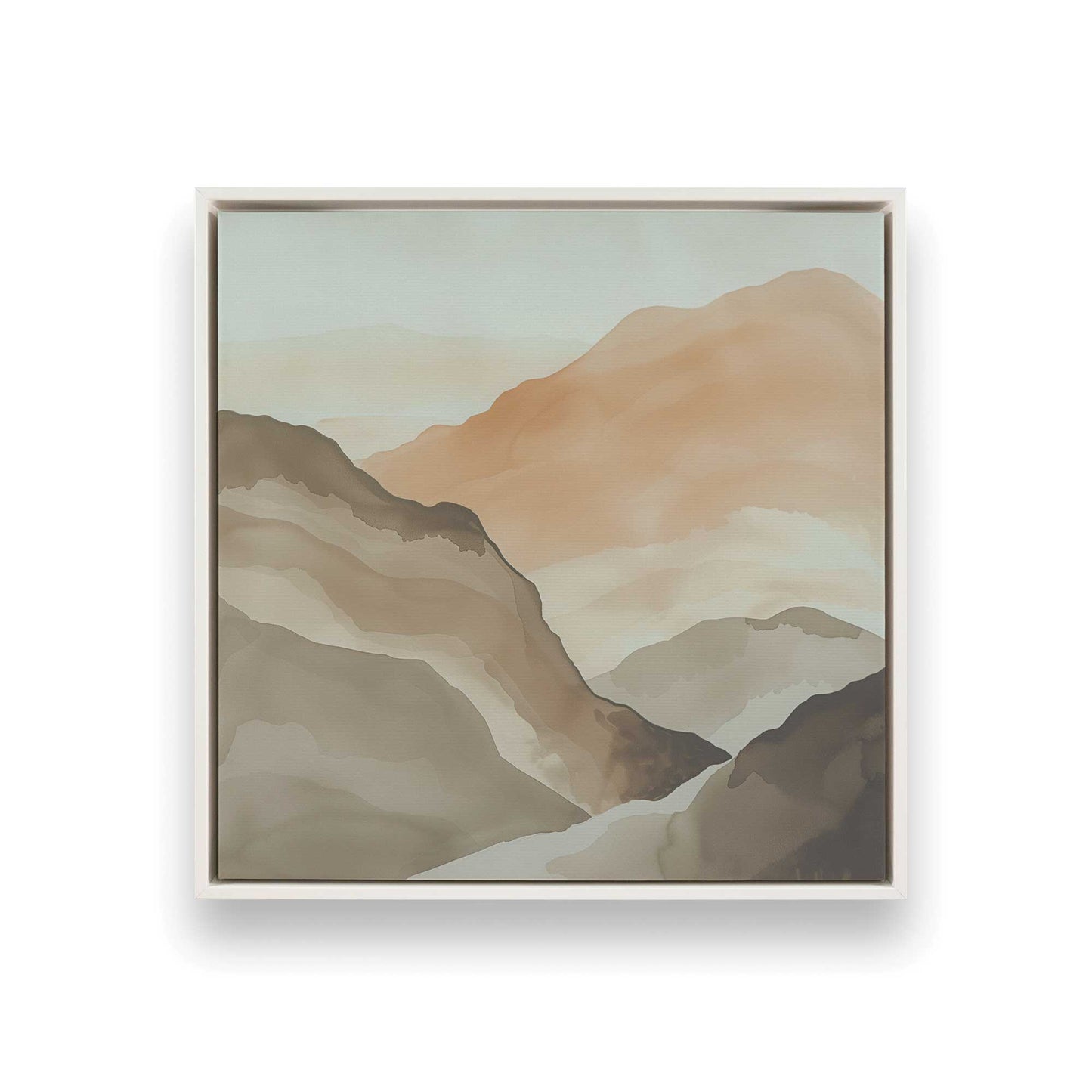 [Color:Opaque White], Picture of art in a White frame