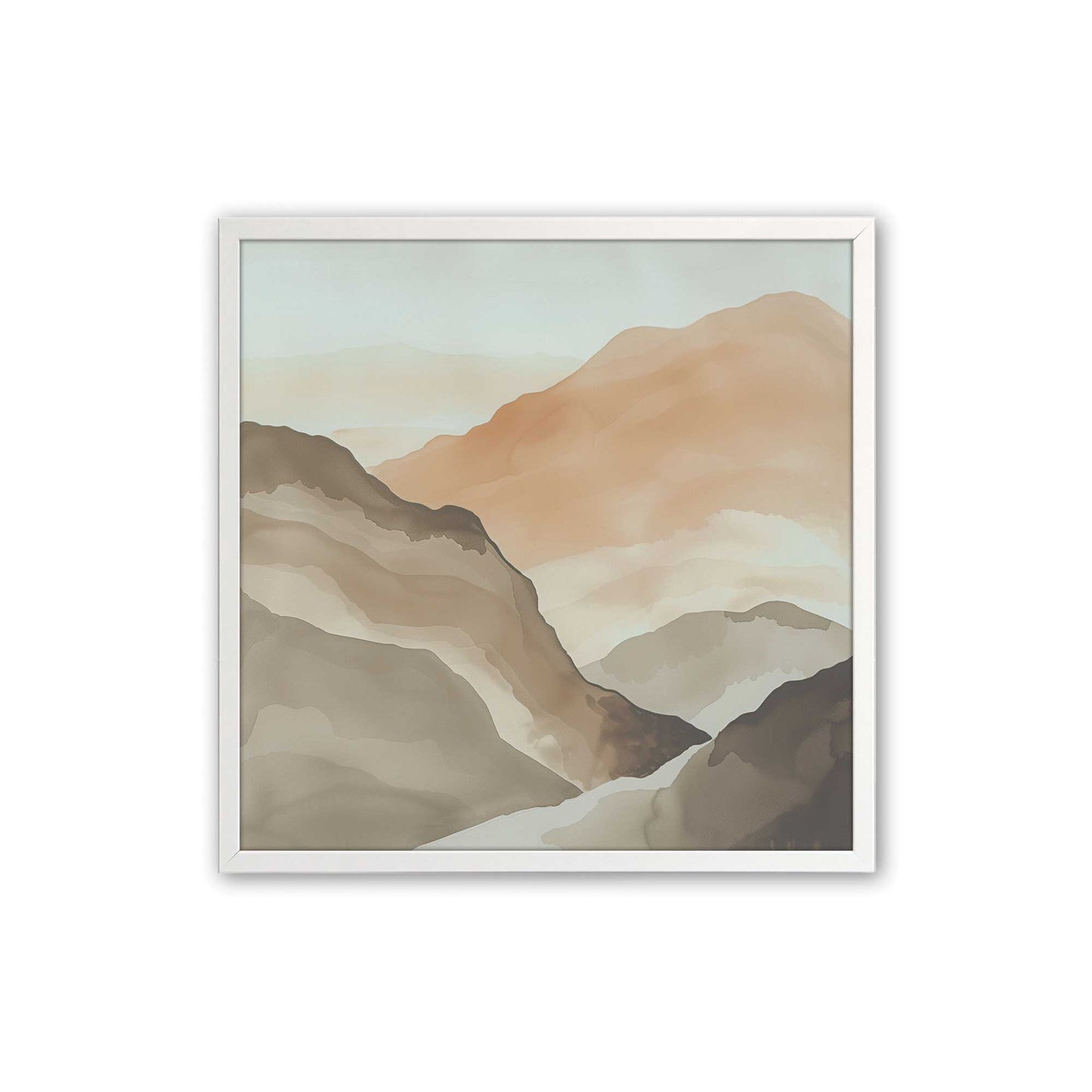 [Color:Opaque White], Picture of art in a Opaque White frame