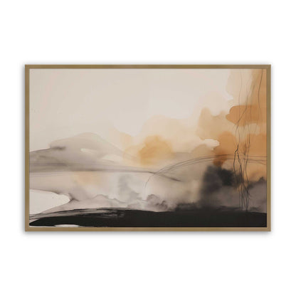 [Color:Brushed Gold], Picture of art in a Brushed Gold frame