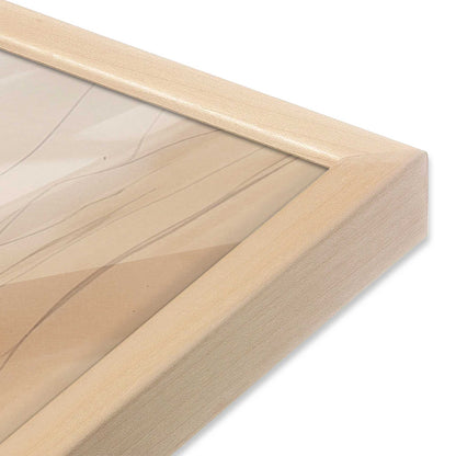 [Color:Raw Maple], Picture of art in a Raw Maple frame at an angle