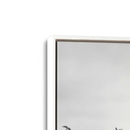 [Color:Opaque White], Picture of art in a White frame at an angle