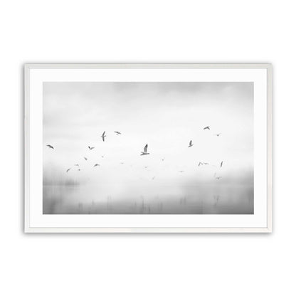 [Color:Opaque White], Picture of art in a Opaque White frame