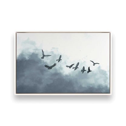 [Color:Opaque White], Picture of art in a White frame