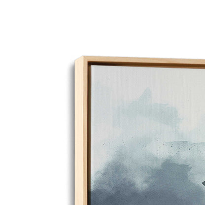 [Color:American Maple], Picture of art in a American Maple frame at an angle