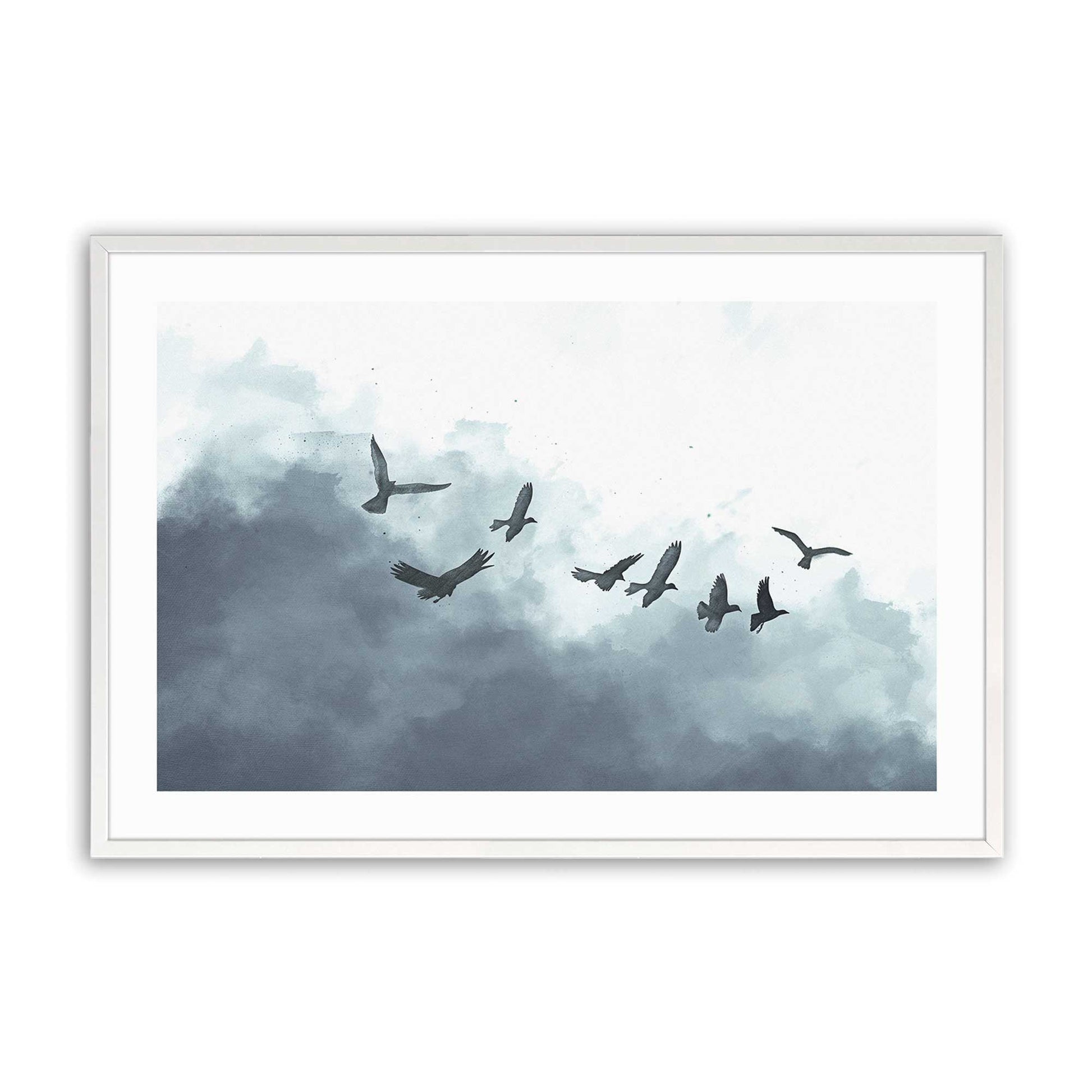 [Color:Opaque White], Picture of art in a Opaque White frame