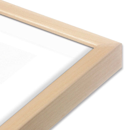 [Color:Raw Maple], Picture of art in a Raw Maple frame at an angle