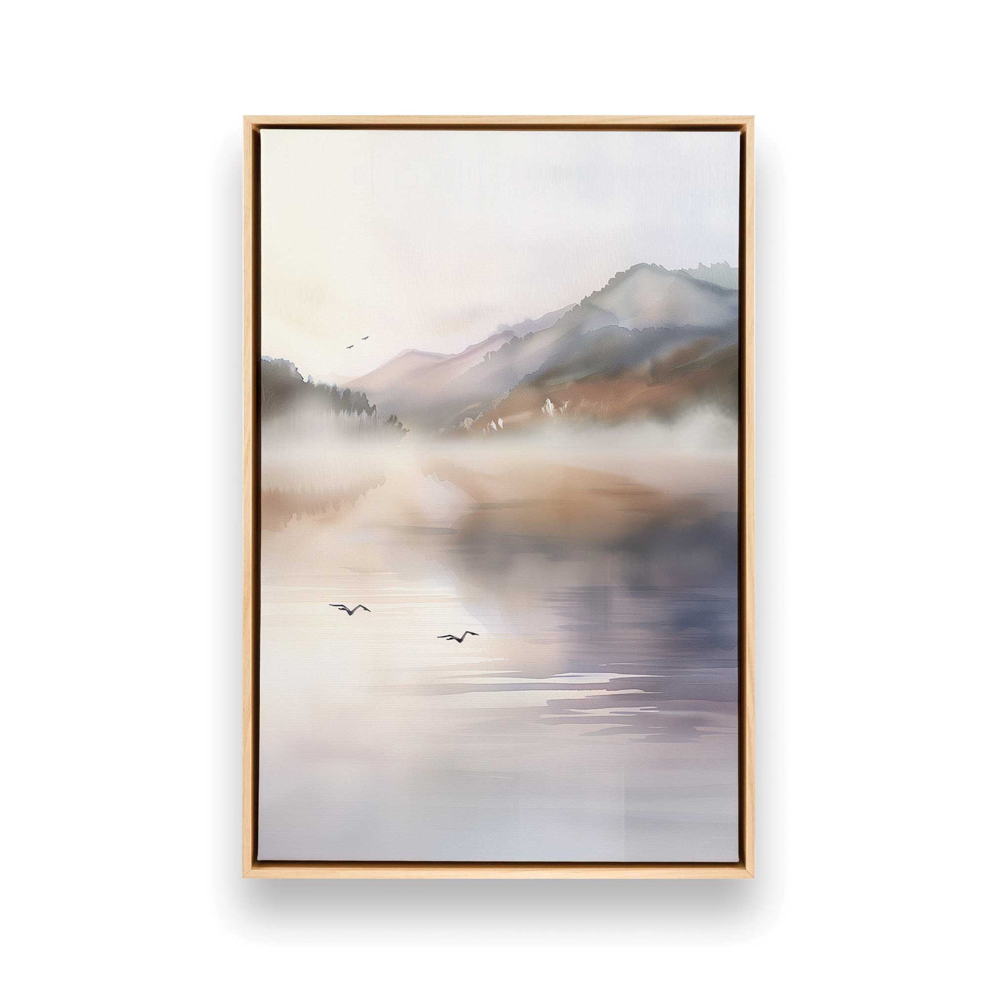 [Color:American Maple], Picture of art in a American Maple frame