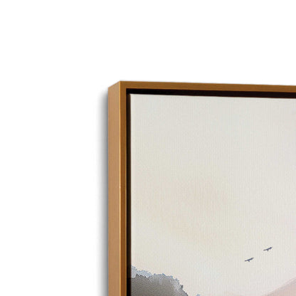 [Color:Polished Gold], Picture of art in a Polished Gold frame at an angle