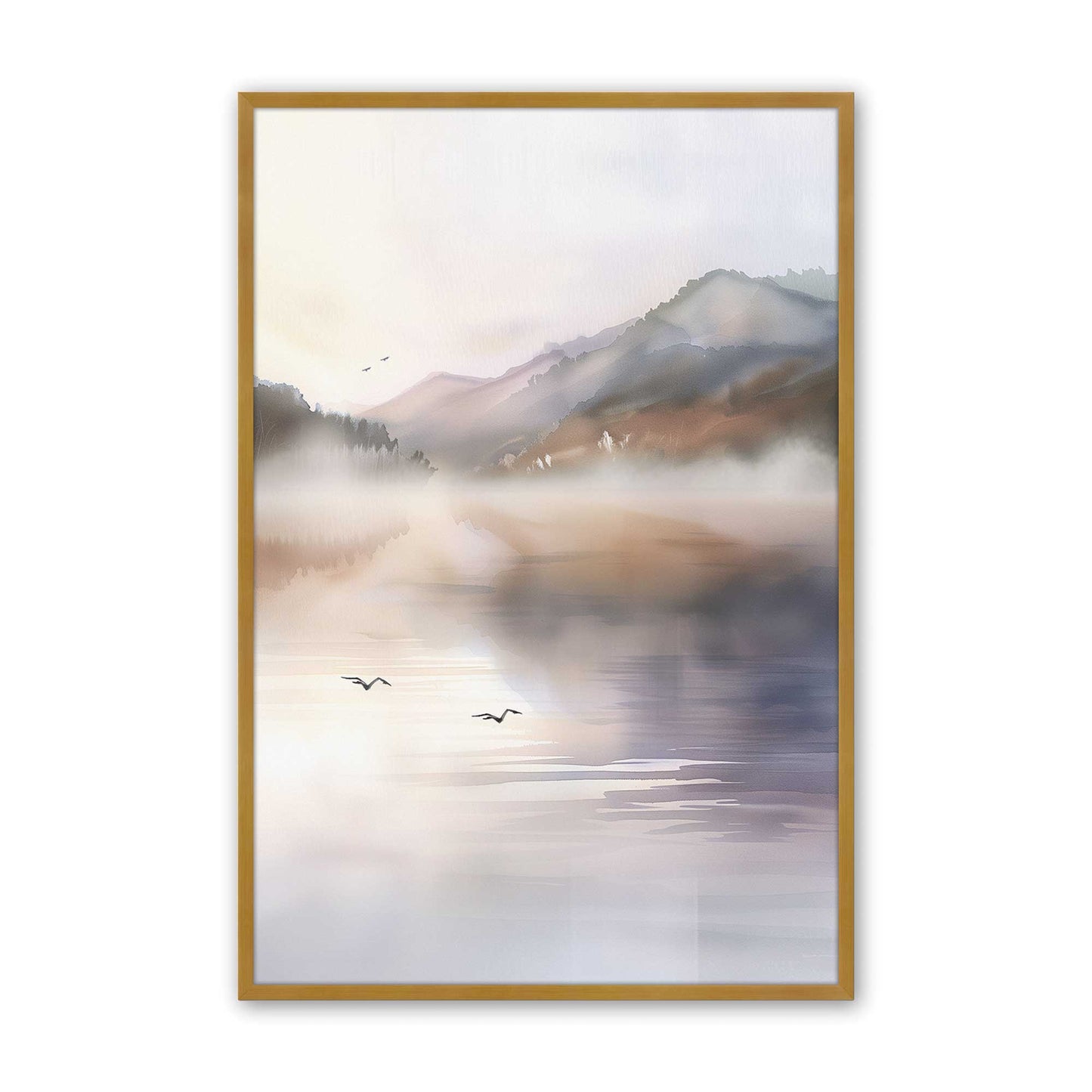 [Color:Polished Gold], Picture of art in a Polished Gold frame